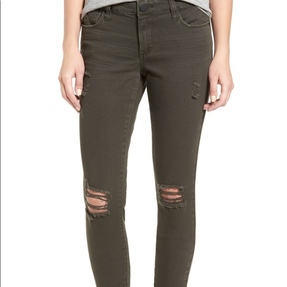 STS Blue Dark Green Piper Skinny Jeans